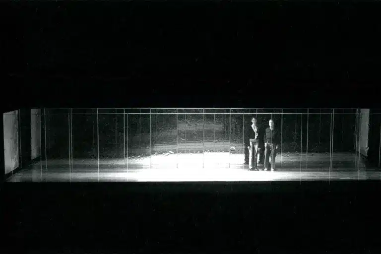 Maquette de FEUX D' August Stramm, mise en scène et scénographie Daniel Jeanneteau et Marie-Christine Soma.