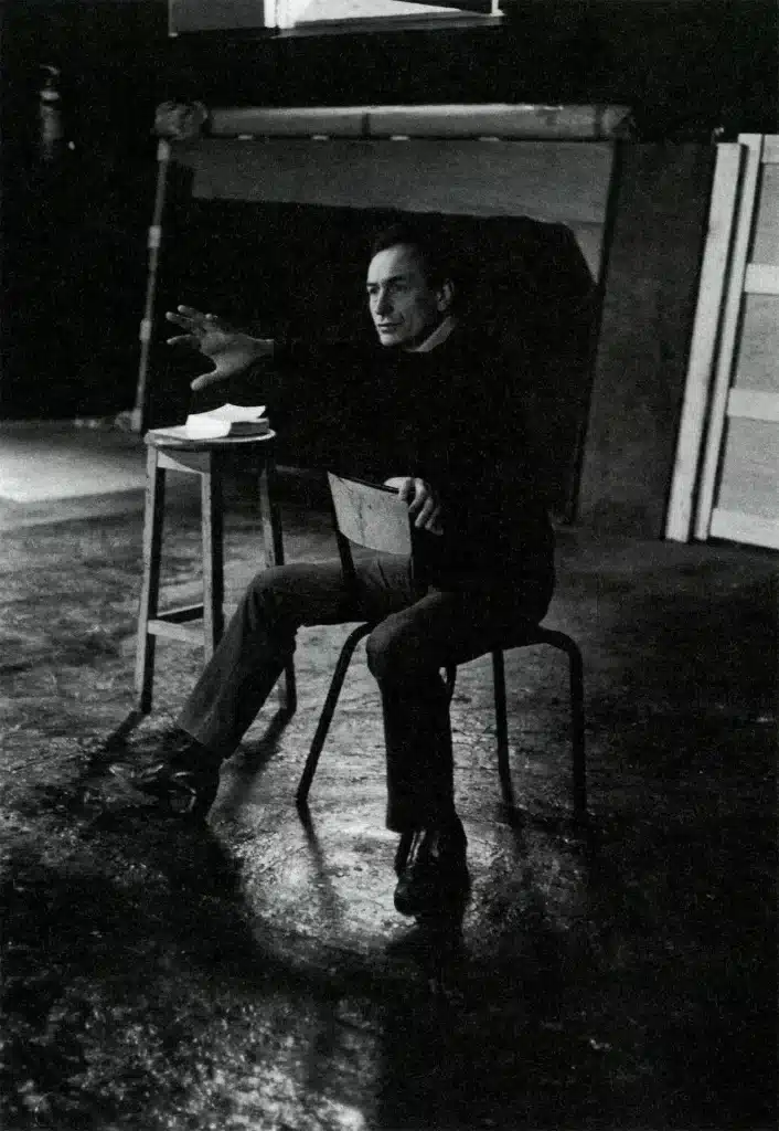 Antoine Vitez en répétition. Photo Michel Maïofiss.