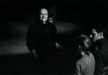 Jacques Delcuvellerie au Conservatoire de Liège. Photo Lou Hérion.