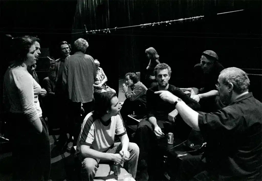 Jacques Delcuvellerie au Conservaroire de Liège. Photo Lou Hérion.