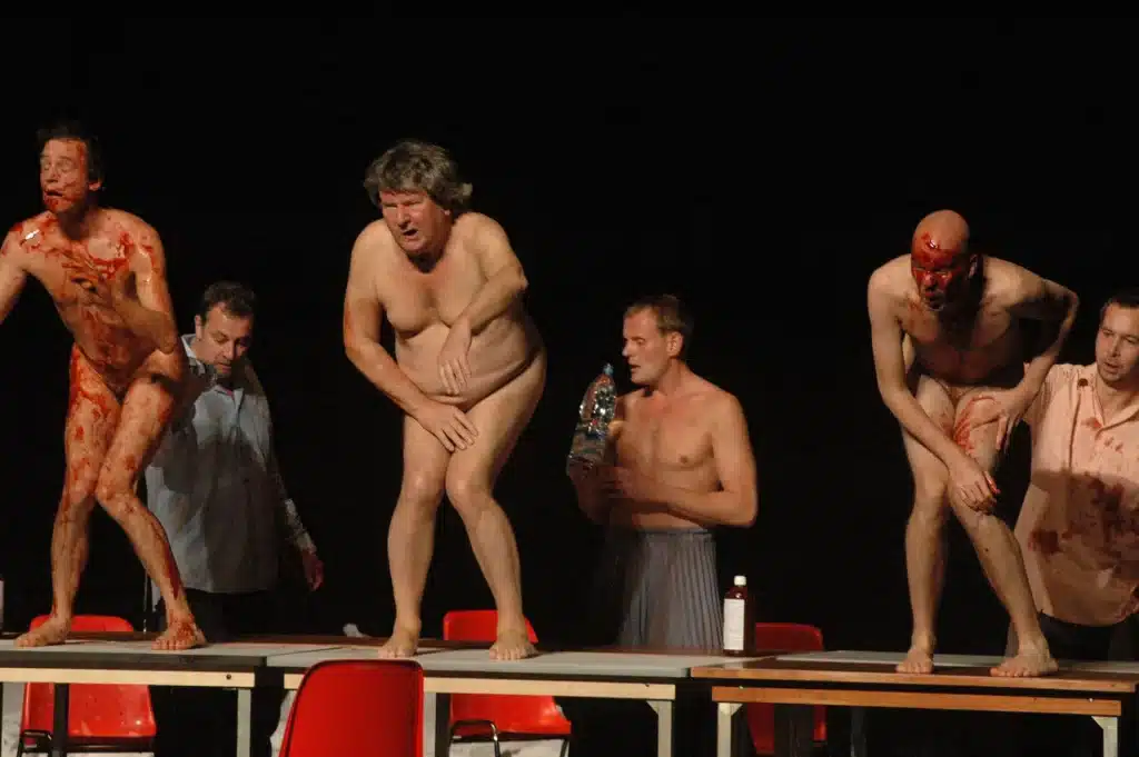 MACBETH de Shakespeare mise en scène Jürgen Gosch, Düsseldorfer Schauspielhaus, 1989. Photos Sonja Rothweiler