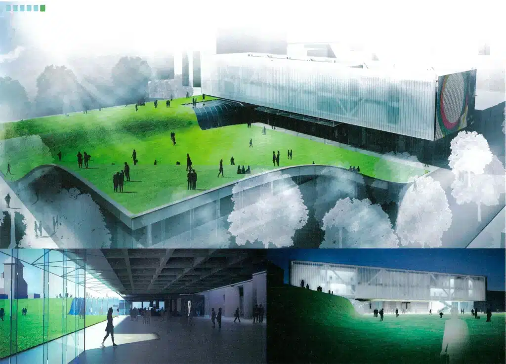 Le Centre culturel Nowy Teatr. Projet du cabinet d'architecture KKM Kozien Architekci.
