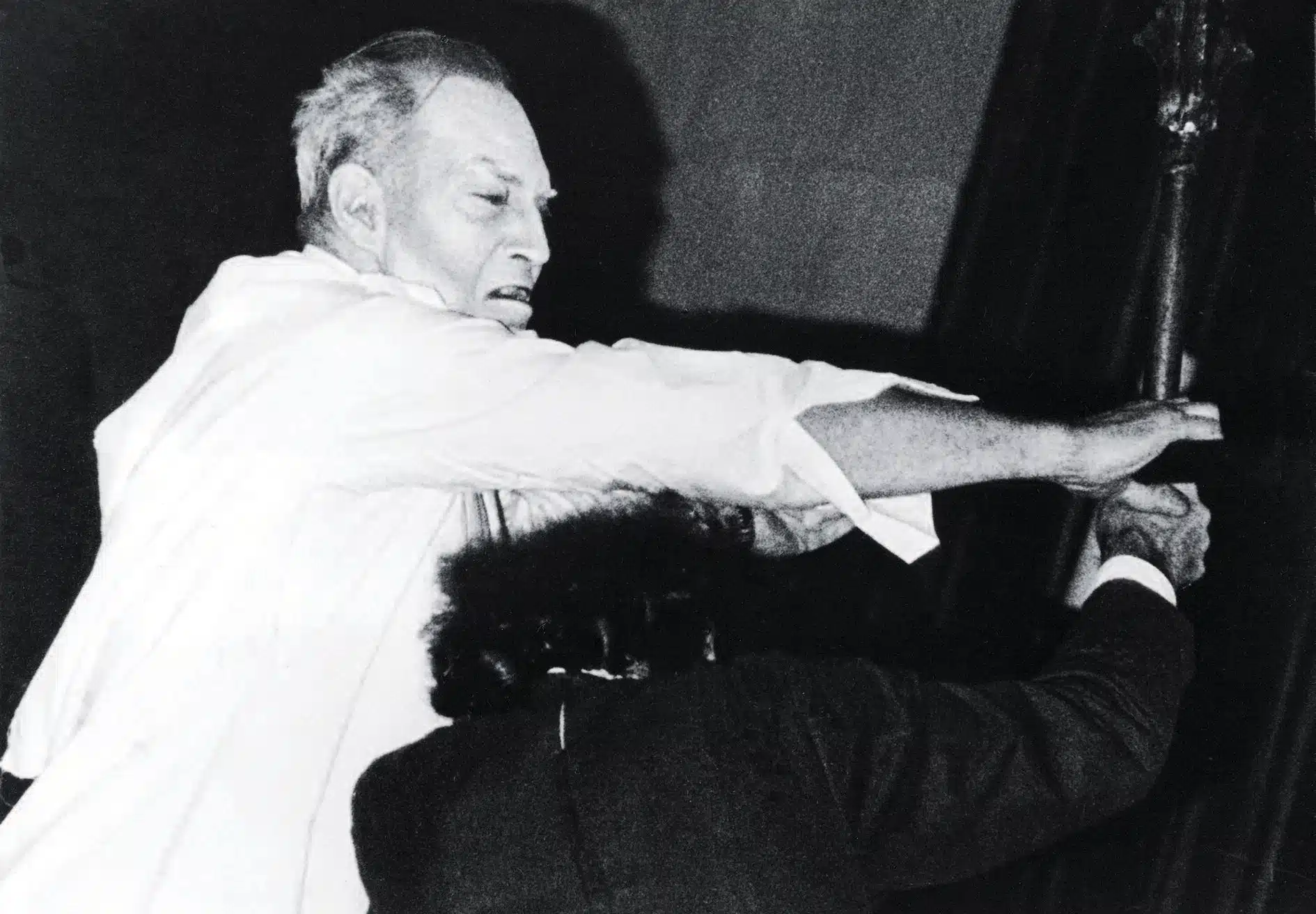 Maurice Degroote dans FASTES D’ENFER. Photo Archives et musée de la littérature.