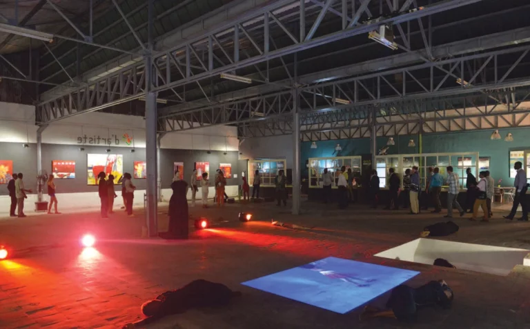 Exposition d’Odewa à l’espace culturel Bilembo à Kinshasa. Photo Alain Huart.