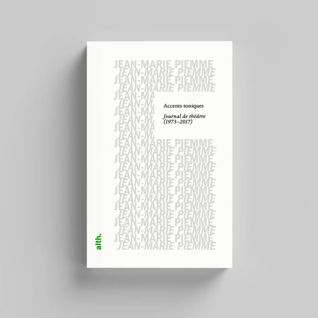 Alth 1 - Accents Toniques - Journal de théâtre