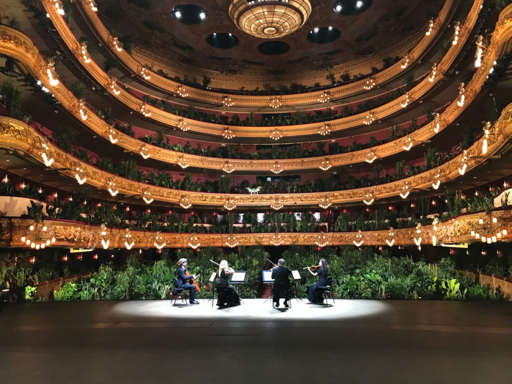 Eugenio Ampudia, Concierto para el bioceno (concert pour le Biocène), Barcelone, 2020.5