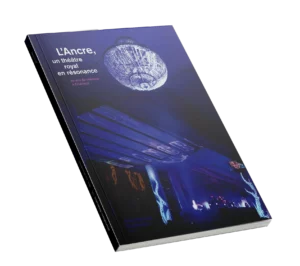 L'Ancre, un théâtre royal en résonance -Couverture du Hors-série 23 d'Alternatives Théâtrales