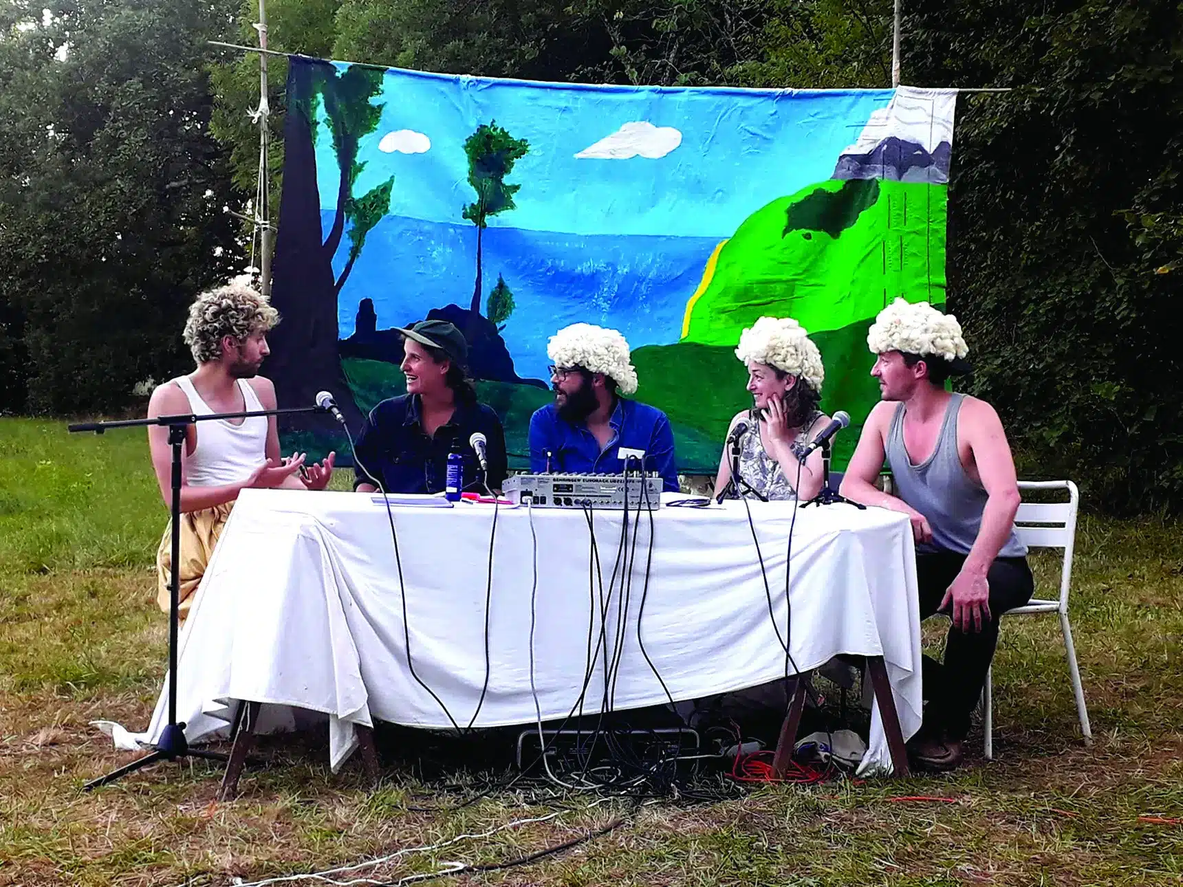 Château-bateau, mise en scène Mouton Collectif, création 2022.