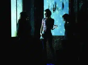 BLEU BLEU, texte et mise en scène Stéphane Arcas, Théâtre océan Nord, 2014. Photo Michel Boermans.