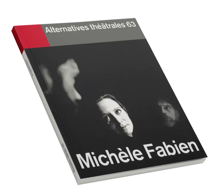 Michèle Fabien-Couverture du Numéro 63 d'Alternatives Théâtrales
