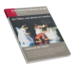 L'épreuve du risque-Couverture du Numéro 85-86 d'Alternatives Théâtrales