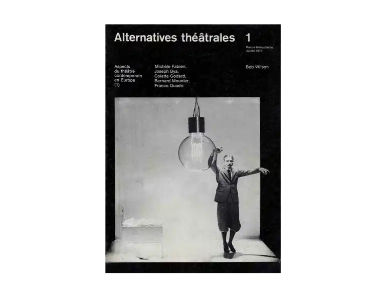 Aspect du théâtre contemporain en Europe-Couverture du Numéro 1 d'Alternatives Théâtrales