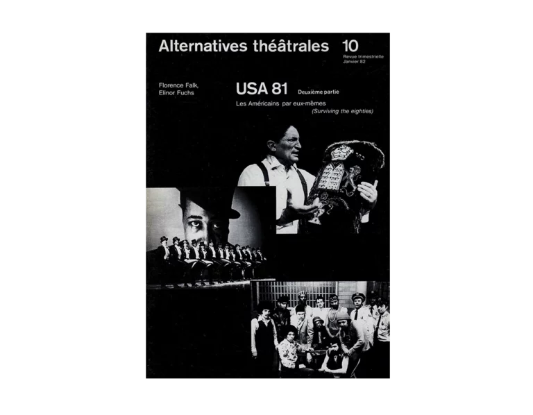 USA 81-Couverture du Numéro 10 d'Alternatives Théâtrales