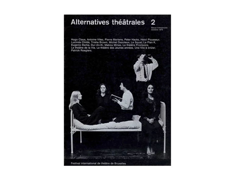 Alternatives théâtrale 2-Couverture du Numéro 2 d'Alternatives Théâtrales