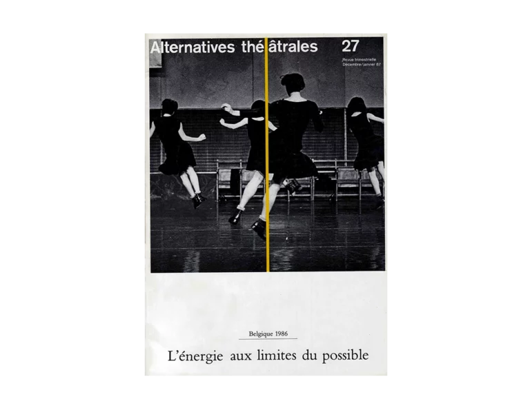 L'énergie aux limites du possible-Couverture du Numéro 27 d'Alternatives Théâtrales