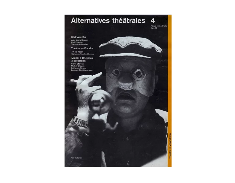 Alternatives Théâtrales 4-Couverture du Numéro 4 d'Alternatives Théâtrales