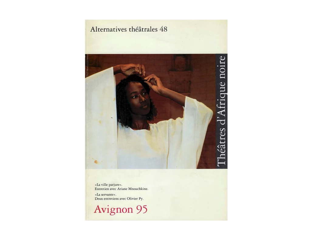 Théâtre d'Afrique Noire-Couverture du Numéro 48 d'Alternatives Théâtrales