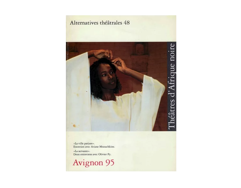 Théâtre d'Afrique Noire-Couverture du Numéro 48 d'Alternatives Théâtrales