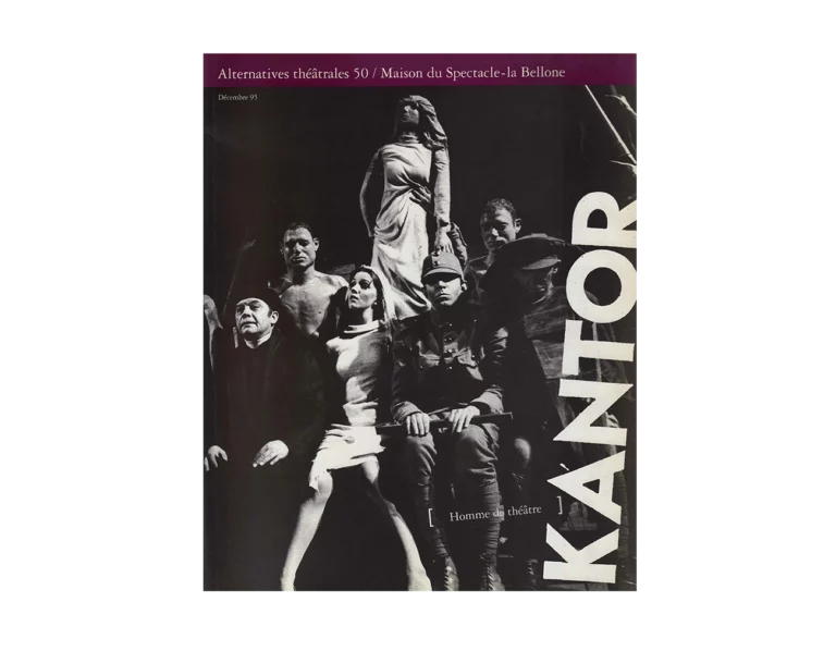 Kantor-Couverture du Numéro 50 d'Alternatives Théâtrales
