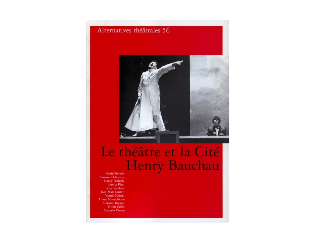 Henry Bauchau-Couverture du Numéro 56 d'Alternatives Théâtrales