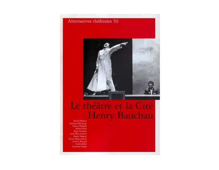 Henry Bauchau-Couverture du Numéro 56 d'Alternatives Théâtrales