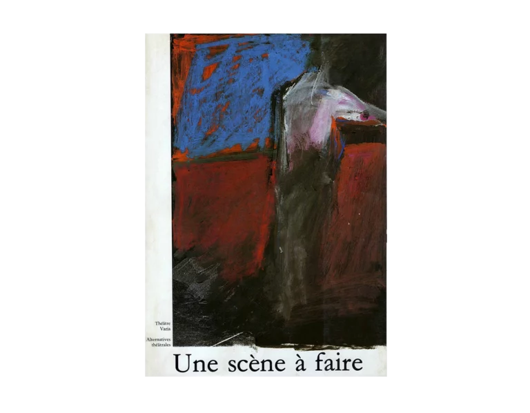 Une scène à faire-Couverture d'Alternatives Théâtrales