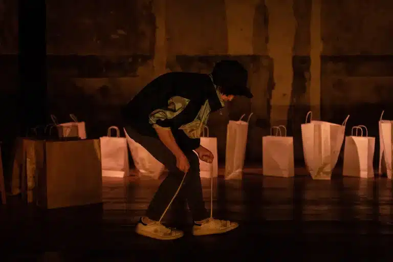 L’Enfant que j’ai connu d’Alice Zeniter, mise en scène Julien Fišera, Cie Espace Commun, 2021, Lavoir Moderne Parisien, Paris