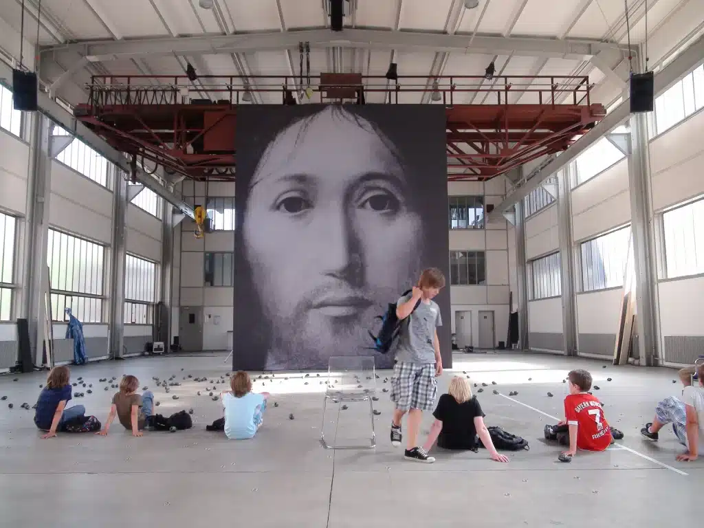 Répétitions Sul concetto... que j'ai reçu de Romeo (il l'avait pris lors de répétitions, c'est gratuit). Crédit Roméo Castellucci