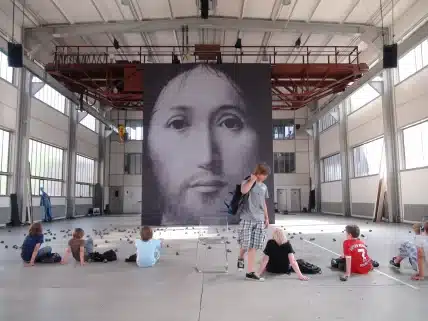 Répétitions Sul concetto... que j'ai reçu de Romeo (il l'avait pris lors de répétitions, c'est gratuit). Crédit Roméo Castellucci