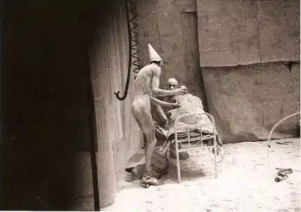 Orestea (commedia organica?), Act II, Agamemnon.,1995. © by Socìetas Raffaello Sanzio.