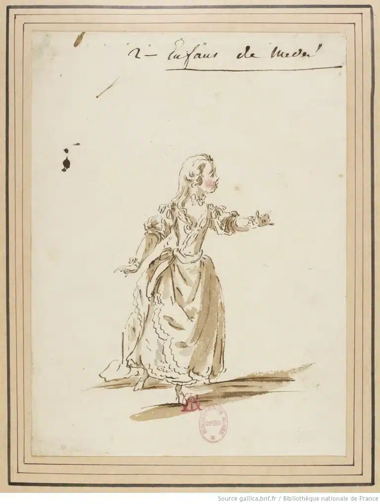 Enfant de Médée : [maquette de costume] / [Louis-René Boquet]