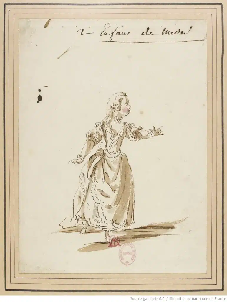 Enfant de Médée : [maquette de costume] / [Louis-René Boquet]